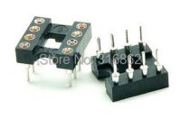 จัดส่งฟรี8Pins DIP DIP-8 IC ซ็อกเก็ตทดสอบซ็อกเก็ตรูกลม50ชิ้นล็อตสต็อก Hand