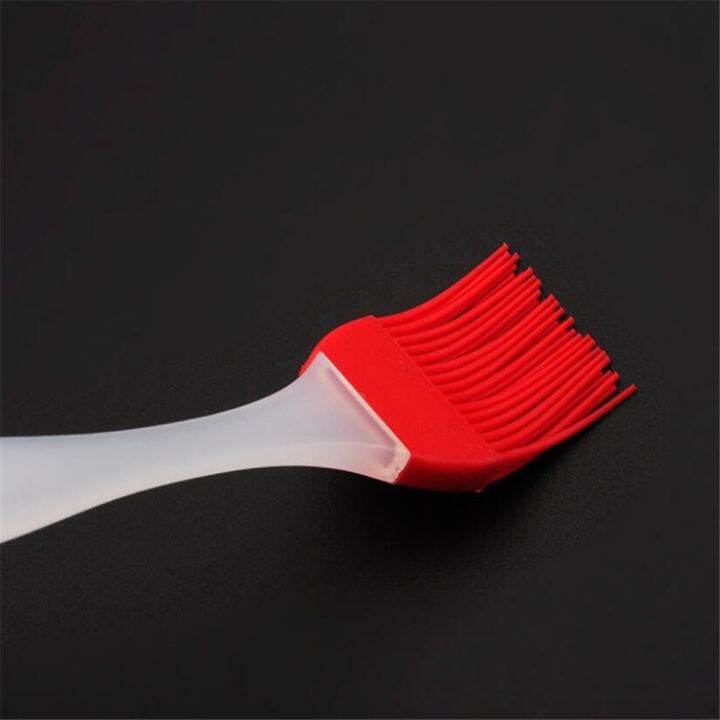 2pc-1pc-red-silicone-spatula-barbeque-brush-cooking-utensil-tool-kit-heat-resistant-bbq-oil-condiment-brushes-cake-cream-scraper