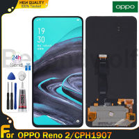 Beyondwolf จอแสดงผล OLED สำหรับ Oppo Reno 2 PCKM70 PCKT00 PCKM00 CPH1907จอแสดงผล LCD แผงหน้าจอสัมผัส Digitizer แทนการประกอบสำหรับ2 LCD