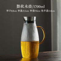 Japanese Large Cold Kettle Teapot High Capacity Household Transparent Glass Water Jug Coffee Jarra Cristal Kitchenware DK50CK