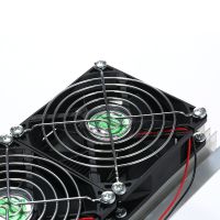 180W Trinuclear Thermoelectric Peltier Refrigeration Air Cooling System Kit Cooler 3X Fan