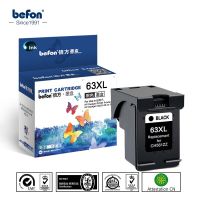 Befon อะไหล่สำหรับ Hp 63ตลับหมึกสีดำสำหรับ Deskjet 1111 1112 2130 2131 2132 3630