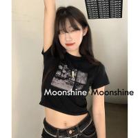 COD DSFGERRTYTRRE Moon เสื้อครอป เสื้อสายเดี่ยว ย้อนยุค y2k 2023 NEW 23051503