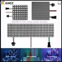 AIMEE WS2812B หน้าจอพิกเซล Phantom อาร์จีบี SMD5050 หน้าจอนุ่มแบบตั้งโปรแกรมได้ มีประโยชน์และดี DC5V จอแสดงผลแสงนุ่ม ไฟดีไอวาย