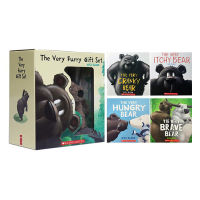 The very crazy bear / itchy bear / Hungary bear / brave bear gift box contains 4 volumes + theme Plush Doll English original very bear series emotional picture book