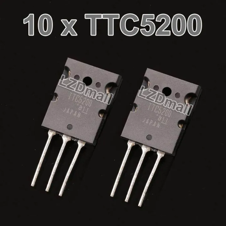10Pcs Original Ttc5200 C5200 To-3Pl Silicon Npn High Power Amplifier