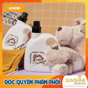 Nước xả thuần chay Lalabebe K-mom Hàn Quốc chai 1700ml