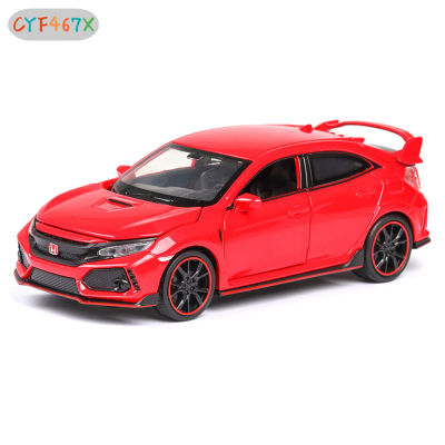 CYF 1 : 32 Simulation Civic TYPE R Car Model Alloy Vehicles Collectible For Children