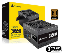 550W Power Supply Corsair CV550 550W 80 Plus Bronze (อุปกรณ์จ่ายไฟ) PSU พาวเวอร์ซัพพาย (CP-9020210-NA)