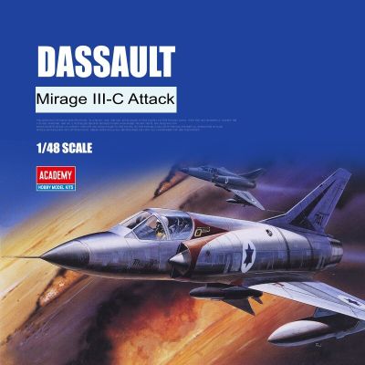การสร้างโมเดลเครื่องบินสำหรับเครื่องบินโมเดลแบบของเล่น DIY ACADEMY 12247สำหรับ Dassault Mirage III C การโจมตีสำหรับ S Model Hoy