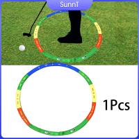 SunnT วงแหวนอุปกรณ์ฝึกวงสวิงกอล์ฟผู้ฝึกวงสวิงกอล์ฟผ้าอ๊อกซ์ฟอร์ดและอุปกรณ์ซ้อมกอล์ฟไฟเบอร์กลาสพร้อมกระเป๋าหิ้ว