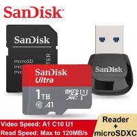 [HOT TALQQQWWEGE 583] การ์ด UHS-I ไมโคร SD แบบ SanDisk Ultra,1TB 512G 256G 200G 128G 64G 32G การ์ดความจำกับโทรศัพท์มือถือ USB เครื่องอ่าน3.0การ์ดแฟลชไมโคร SD