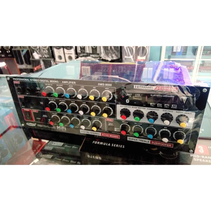 POWER KIT Amplifier Audio Profesional STEREO MIXING 600W BLUETOOTH