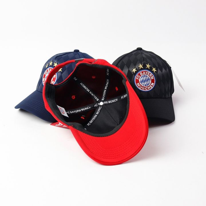หมวกฟุตบอล-ทีมบาเยิร์น-ทีมสโมสรฟุตบอล-บาเยิร์น-มิวนิก-fc-bayern-munich-3สี-หมวก-หมวกแก๊ป-หมวกกีฬา-sport-cap