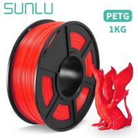 ✼ SUNLU PETG/ABS/SILK/TPU/PLA Filament 1Roll 1.75mm FDM 3D Printer Material with High Strength 100 No Bubble Filament for 3D Pen