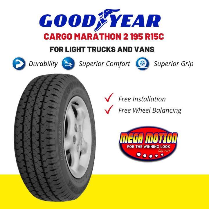 Goodyear 195 R15C 106/104 S Cargo Marathon 2 Tire | Lazada PH