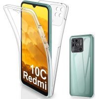 360 Full Cover TPU PC Phone Case For Xiaomi Redmi 10C Anti-Yellowing Clear Front Back Full Body Protective Cover For Redmi 10C