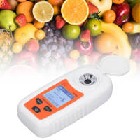 LCD BRIX Digital Refractometer Non Slip Prade Cover Digital Brix Sweetness Meter Tester สำหรับผลไม้