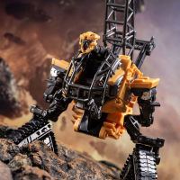 Aoyi Black Mamba Transformation Toy King Kong Hercules Earth Pushing Excavator Alloy Car Robot Gift