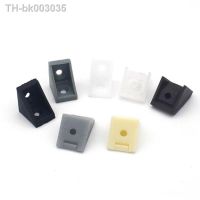 ✻❁☏ 10pcs Nylon Plastic Corner Brackets Right Angle 90 Degree Cabinet Furniture Closet Angle Connecting Connector Fixing Hardware