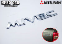 โลโก้ LOGO​ MIVEC ขนาดยาว 15cm.กว้าง 2cm.ติดท้ายรถยนต์ MITSUBISHI