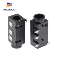 20PCS PJ-320D Headphone Socket 3.5MM caliber 4Pins Audio Connector PJ320 Audio jack SMD