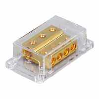 Fuse Holder Insulated 1 In 4 Out Moisture Resistant Ground Distribution Block for Trucks for Cars for Yachts Fuses Accessories