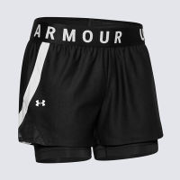 UNDER ARMOUR กางเกงขาสั้นออกกำลังกายผู้หญิง รุ่น Play Up 2-in-1 Shorts/ 1351981