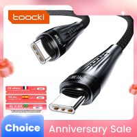 Toocki สายชาร์จ USB C,240W 100W 60W PD3.1 QC4.0แล็ปท็อปชาร์จที่ชาร์จความเร็วสูงสำหรับ MacBook Pro Xiaomi สายแบบ POCO