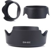 EW63C EW-63C Gratis Ongkir เลนส์ฮูดสำหรับ EF-S Canon 18-55มม. F/3.5-5.6คือ STM เลนส์กล้องถ่ายรูปเลนส์ฮูดฝาครอบเลนส์ Protetor EW 63c