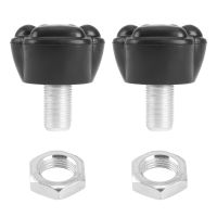 2 Pack Roller Skates Toe Stops Plugs Rubber Brake Block Stoppers 82A Toe Stops Replacement Skate Accessories