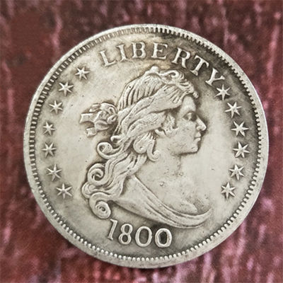 1800 Liberty American Eagle เหรียญที่ระลึกเหรียญสหรัฐอเมริกาเหรียญของที่ระลึกของขวัญสำหรับชายหญิงผู้ใหญ่-kdddd
