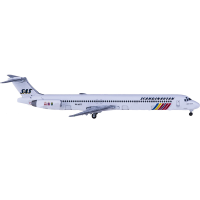 Herpa 1:500 Scale 533355 SAS McDonnell Douglas MD-82 OY-KGT Diecast โลหะผสมเครื่องบินจำลองของเล่นสำหรับคอลเลกชัน