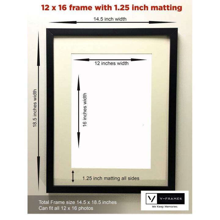 12x16 (inches) Photo Frame Plus Matting | Lazada PH