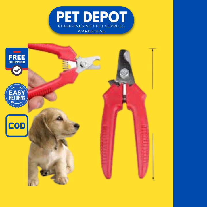 LH RED Dog/Cat Nail Clipper with nail file Set Lazada PH