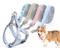 [Big Spade] Nylon Pet Dog Harnespull Adjustable Dog Leash VestRunning Leash Strap Belt For Small And Medium