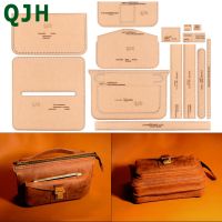 Mens Clutch Bag Business Bag Design Pattern Drawing Pattern DIY Leather Craft Kraft Paper Pattern Cardboard Acrylic Template