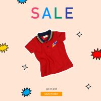 Mikaloveskids - Joyful Space Polo Shirt / Red