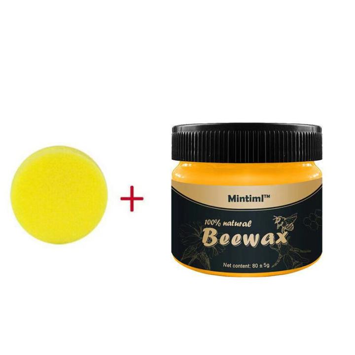 ขี้ผึ้งขัดเงาไม้-beeswax-ขัดไม้-ทาพื้นไม้-ทาเฟอร์นิเจอร์ไม้-ขี้ผึ้งแท้จากธรรมชาติ-ชุบชีวิตเฟอร์นิเจอร์ไม้-ขนาด80g-ทาไม้ให้เงางาม-กันน้ำ