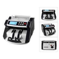 Automatic Multi-Currency Cash Banknote Money Bill Counter Counting Machine LCD Display with UV MG Counterfeit Detector for EURO US Dollar AUD Pound