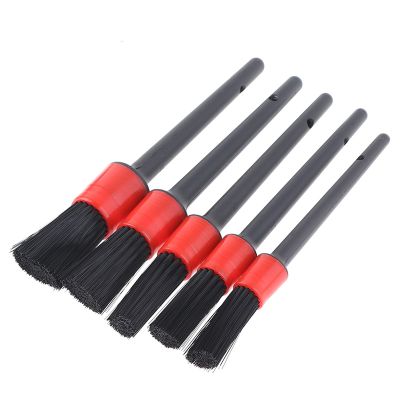 5pcs Car Detailing Brush Auto Cleaning Car Dashboard Air Cleaning Brush Tool