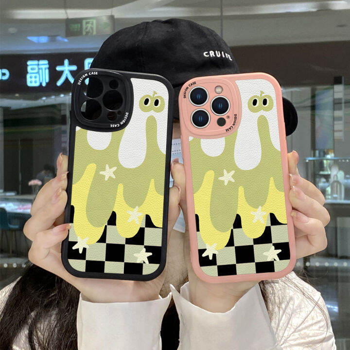 ggk-เคสสำหรับออปโป้-a58-4g-a78-4g-ผิวสัมผัสบางเคสหลังหนังลายการ์ตูนดาวสี่เหลี่ยมเคสนิ่มทำจากซิลิโคน-pu-เคสปกหนังโทรศัพท์