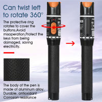 ปากการะยะไกลประเภทแหล่งกำเนิดแสงสีแดง1Mw-50Mw Visual Fault Locator เครื่องทดสอบสายไฟเบอร์ออปติก1-5Km 10Km 20Km 30Km Range VFL Tools