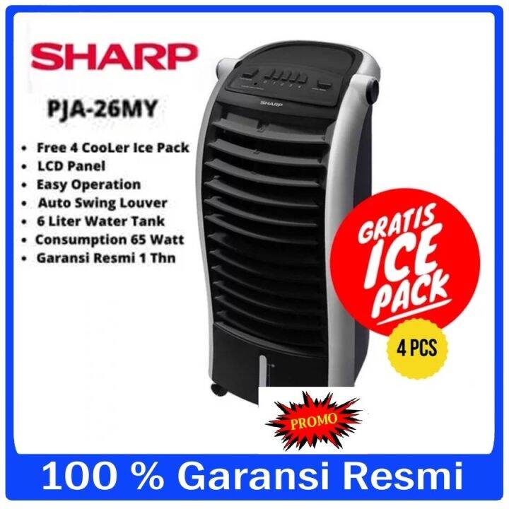 Air Cooler Sharp PJA -26-MY 65wat PENDINGIN RUANGAN AC PORTABLE ...