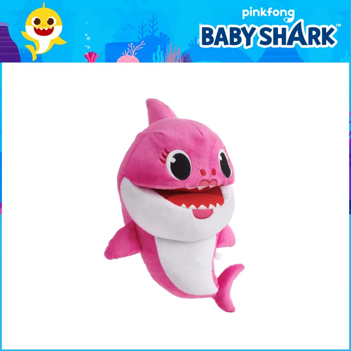 Baby Shark Mother Shark Hand Puppet With Sound ( Tempo Control
