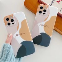 【CC】 Abstract Illustration for IPhone 13 12 XR XS X 7 8 Graffiti Soft Silicone Cover