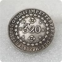 【Quality】 1827 Brazil Reis COIN