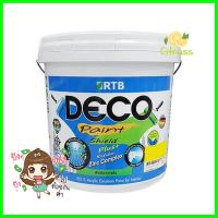 สีน้ำทาภายใน RTB DECO SHIELD PLUS+ BASE C ด้าน 2.5 แกลอนWATER-BASED INTERIOR PAINT RTB DECO SHIELD PLUS+ BASE C MATT 2.5GAL **ใครยังไม่ลอง ถือว่าพลาดมาก**