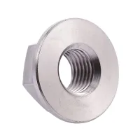 Baru M10 X 1.25 Mm TC4 Titanium Ti Flange Nut untuk Sekrup Sekrup Pengikat