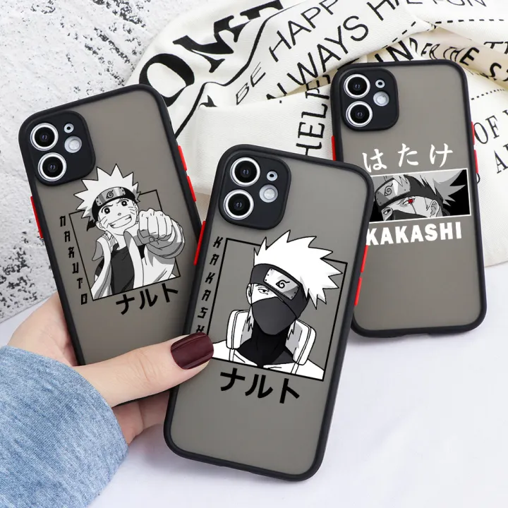 Máy Ảnh Hoạt Hình Anime Naruto Vỏ Bảo Vệ Dành Cho IPhone 12 11 Pro Max X XR XS 7 8 Plus SE 2 2020 Trường Hợp Ốp Lưng Silicon Mềm Trong Suốt Chống Sốc ...